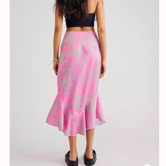 Free People Everything's Rosie Midi Skirt - Picture 4 of 15